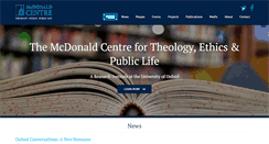 Desktop Screenshot of mcdonaldcentre.org.uk